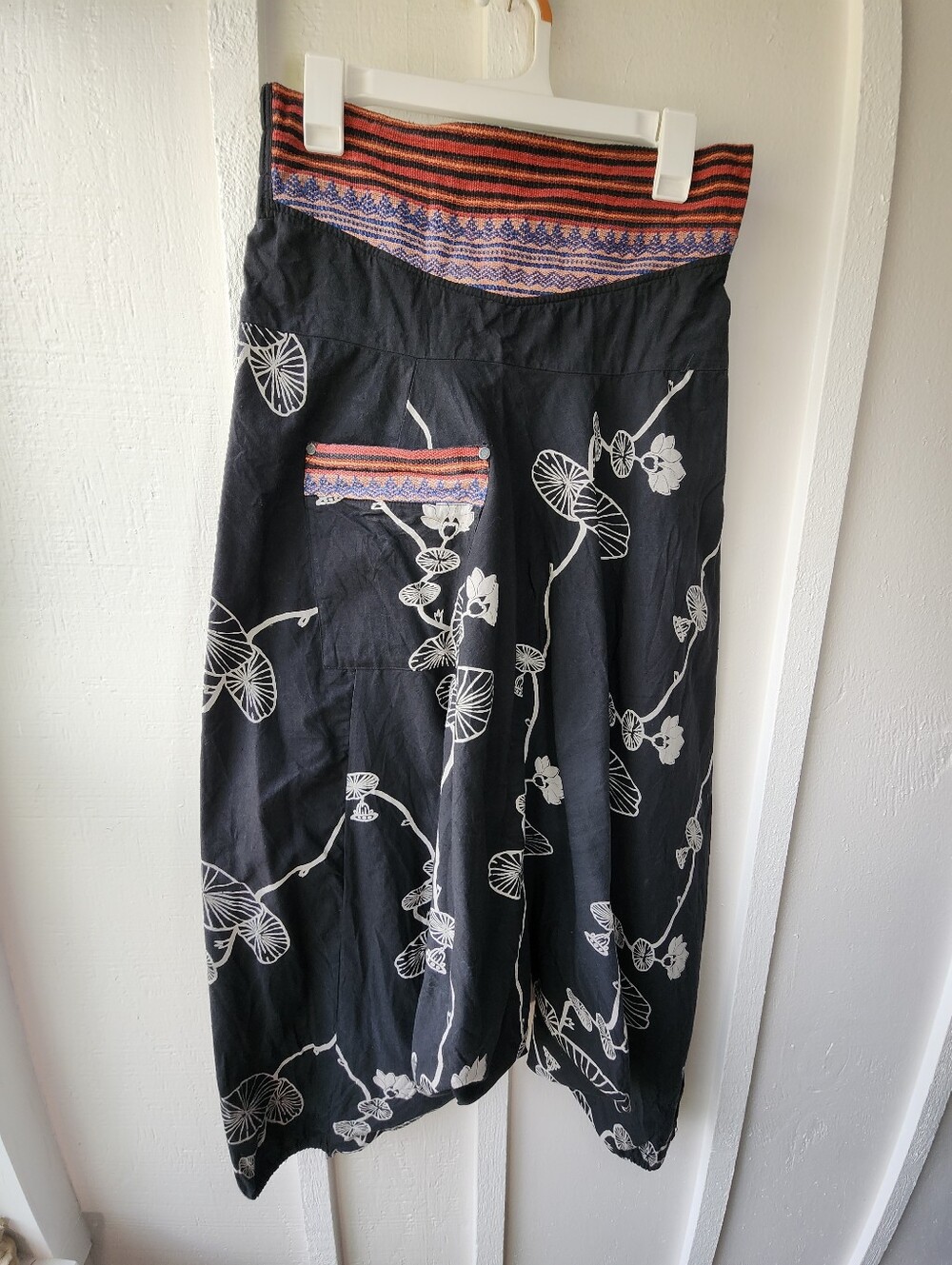Virblatt Genie Pants Halluzination Pants With Lotus Flower Pattern S/M
